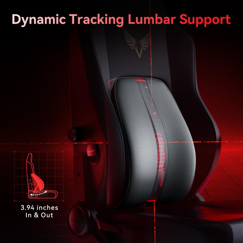 Autofull M6 Ergonomics Gaming Chair with AUTO Dynamic Tracking Lumbar Support and 3D Armrests