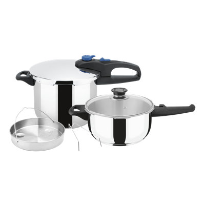 2-Piece Electric Pressure Cooker Set