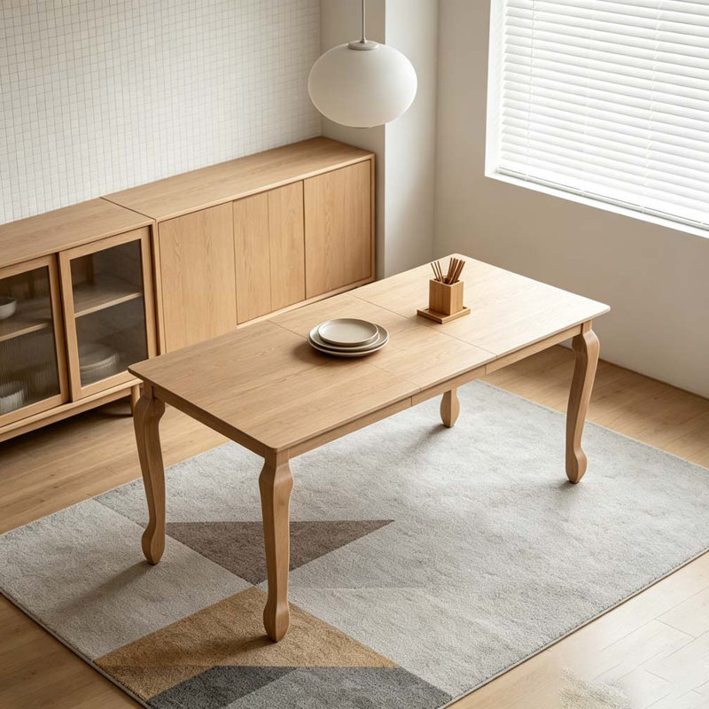 Extending Dining Table, Light Natural