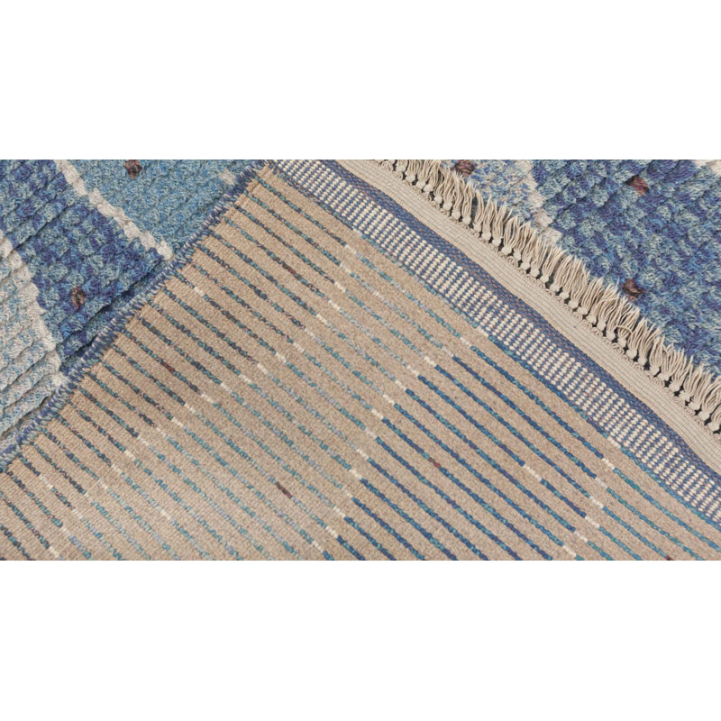 Vintage One-of-a-Kind Rectangle 3'9" x 5'11" Hand Knotted Area Rug