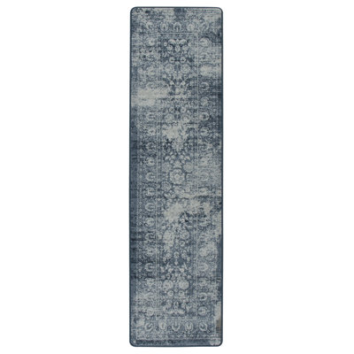 Goutier Camak Denim Fade Oriental Area Rug