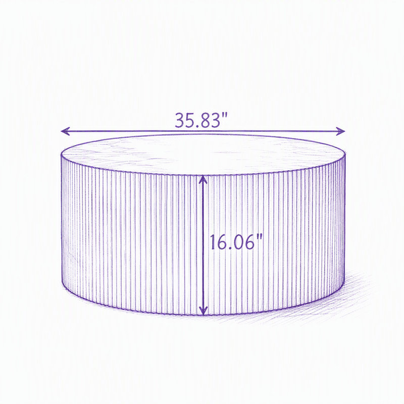 Table basse 35,83 po