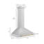 36" 400 CFM Ducted Wall Mount Range Hood-507989018