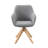 Upholstered Swivel Office Desk Chair-198951422