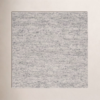 Elle Light Grey Ivory Hand-Woven Rug