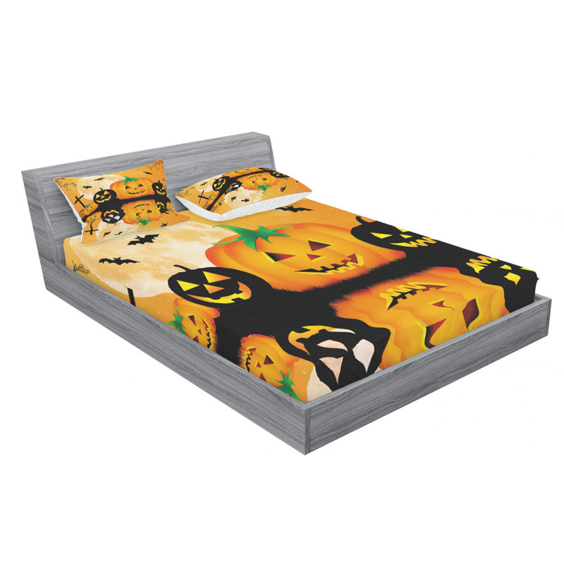 Microfiber Sheet Set, Queen Sheet Set with Fitted Sheet