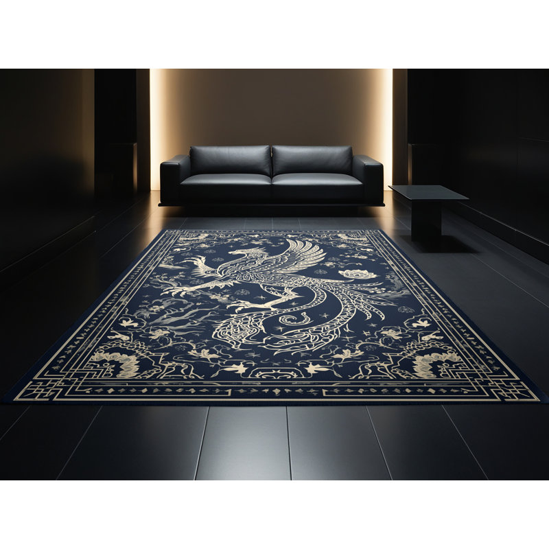 Tapis oriental gris délavé à la machine Pavli Griffin, 3x5