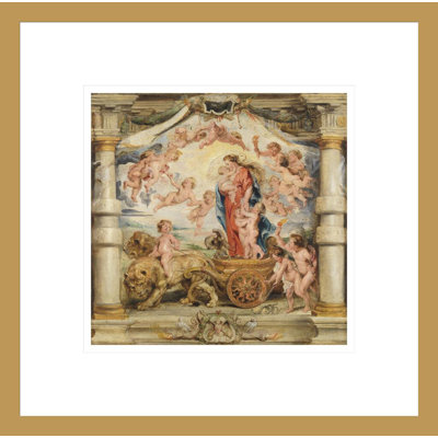 «The Triumph of Charity» par Peter Paul Rubens, impression giclée encadrée