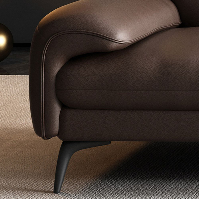 Coussin de canapé standard en similicuir, H 33,46 po x l 82,68 po x P 35,43 po