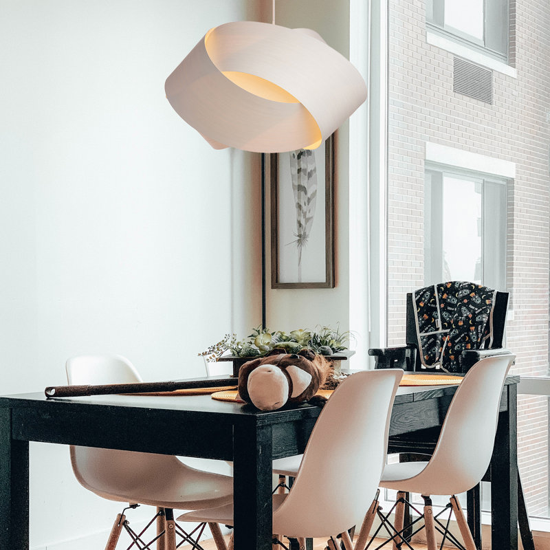 Serene Grande LED Chandelier, Danish White, 17" H x 25" W x 27" D