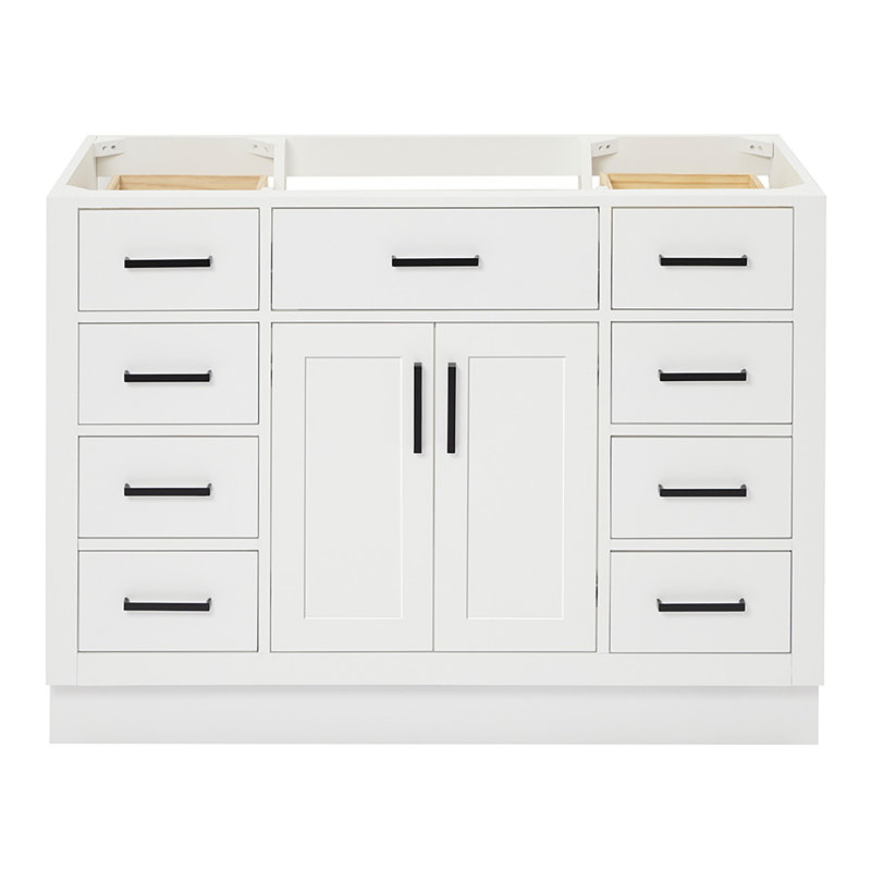 48" Single Bathroom Vanity Base Only, White