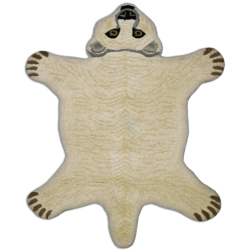 Denzil Wool Animal Print Indoor Rug, Novelty 3' x 5'