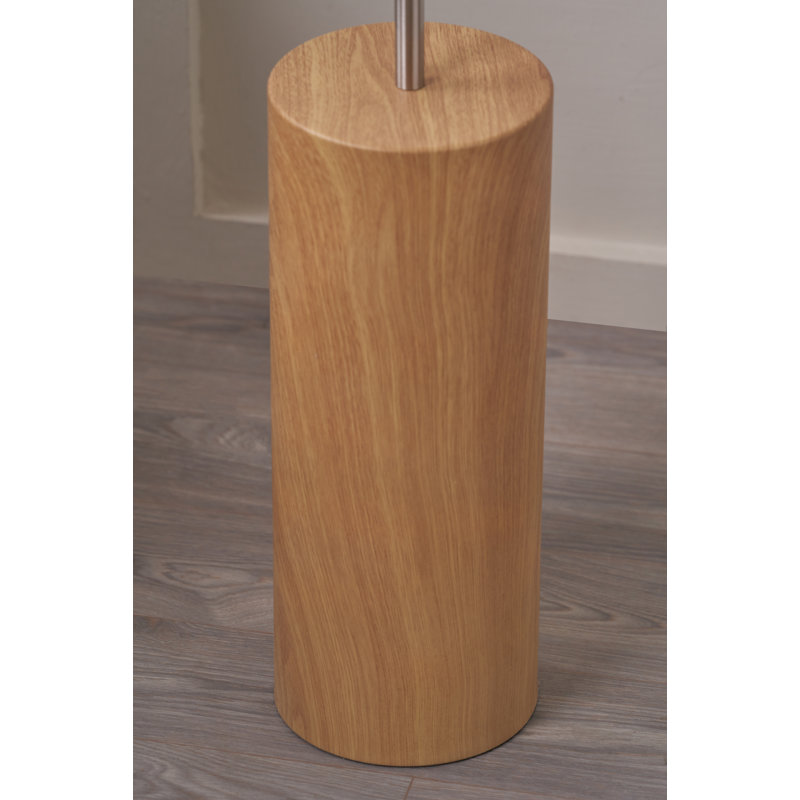 Bobbylee 161cm Brushed Traditional Floor Lamp
