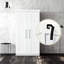 Armoire de cuisine autoportante, armoire de rangement avec 4 portes et tiroir