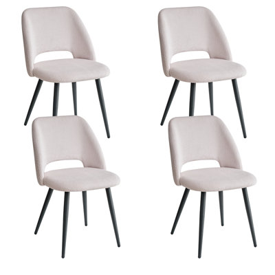 43.5cm H Upholstered Metal Parsons Chair