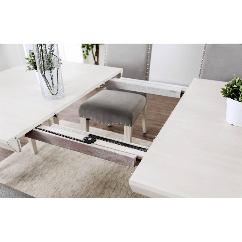 Gladyce Extendable Acacia Solid Wood Dining Table