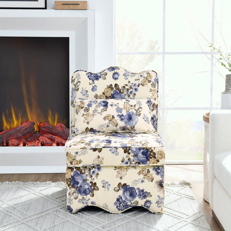 Flannel single dining chair with soft seat