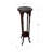 Round Hand-Carved Solid Wood Pedestal