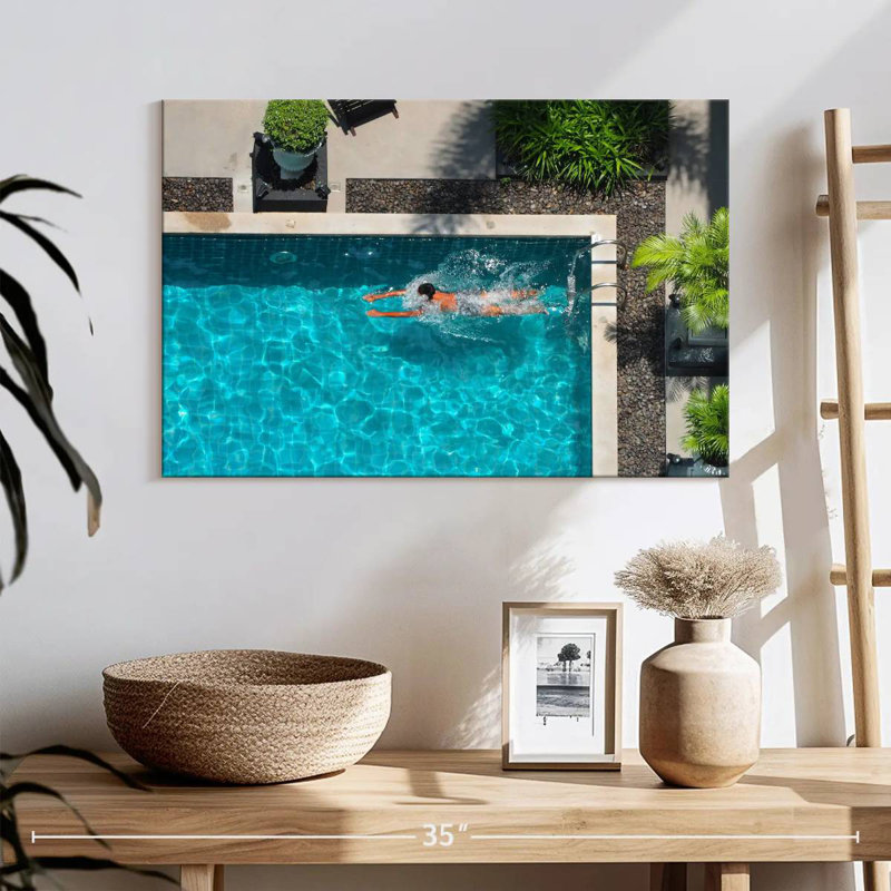 Sireci Outdoor Pool Swim, 16" H x 24" W