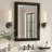 Amara Tempered Glass and Aluminum Alloy Framed French Cleat Mounted Wall Mirror-440482515-440482514