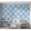 Murale pelez et collez de qualité supérieure - Motif géométrique bleu-2139659569