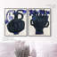 Indigo Vases Set Set by Oliver Gal-1663936916-1826241402