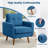 Jadier 28.7" Mid-Century Modern Linen Tufted Wide Accent Chair Armchair-64035210