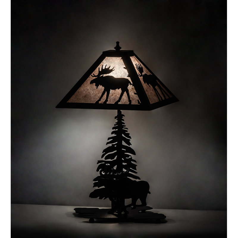 Deasia Table Lamp, Silver