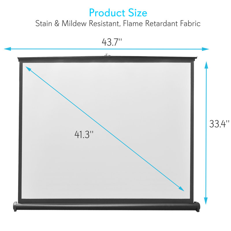 Pyle Manual Projector Screen Projector Screen