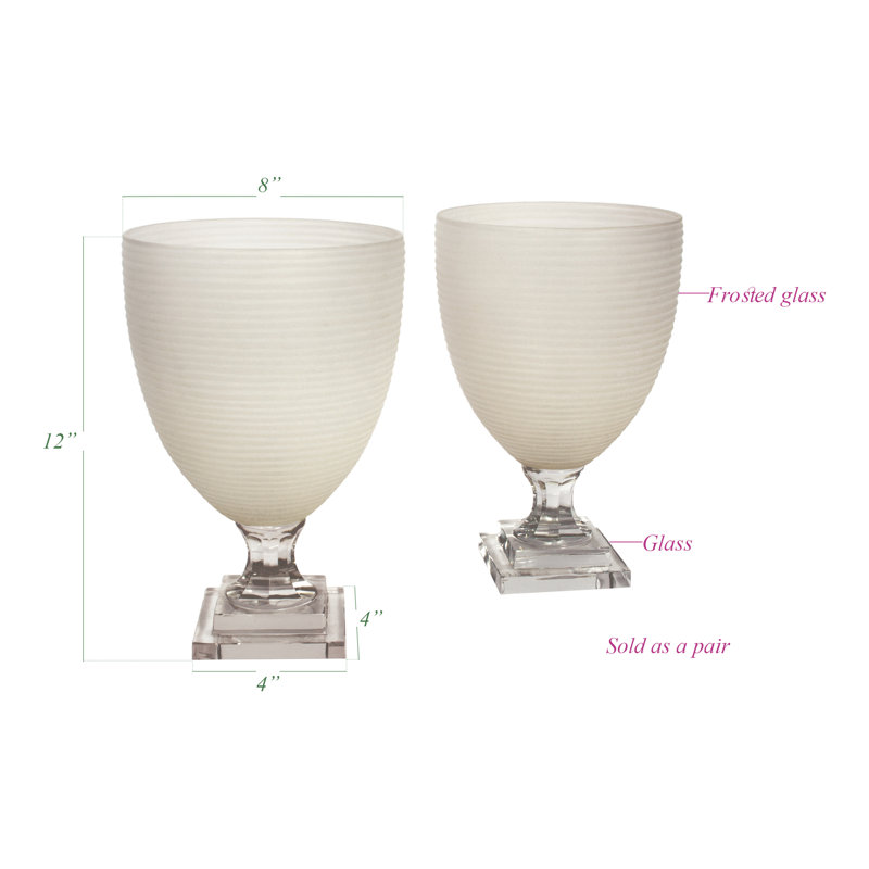 Verre à eau givré