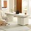 Bureau rectangulaire moderne en pierre frittée de style moderne minimaliste-108296047