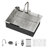 30"L x 22"W Drop In Single Bowl Kitchen Sink Stainless Steel Kitchen Sink With Pull-Out Faucet,Soap Dispenser-124062836-124062834