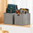 12" Collapsible Wicker Storage Baskets Storage Cubes Baskets Organizer Bins, 2 Pack-1107368305