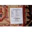 Tapis oriental noir à motif géométrique Ziegler noué à la main 4 x 5