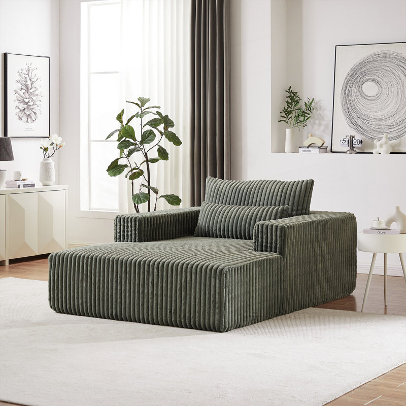Canapé de salon, canapé-lit, fauteuil-lit moderne moelleux, Vert d’armée