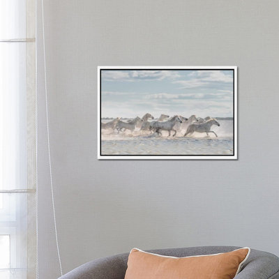 White Angels of Camargue XXVI 1 Piece Wall Art on Canvas