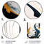 Bleu et or, art moderne abstrait peinture VI - décoration murale moderne en métal-87835424