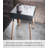 Yamazaki Home Tall Side Table With Storage Shelf, Rectangular Accent Bedside End Table, Steel + Wood-67082240