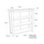 Acle 90cm H x 90cm W Standard Bookcase