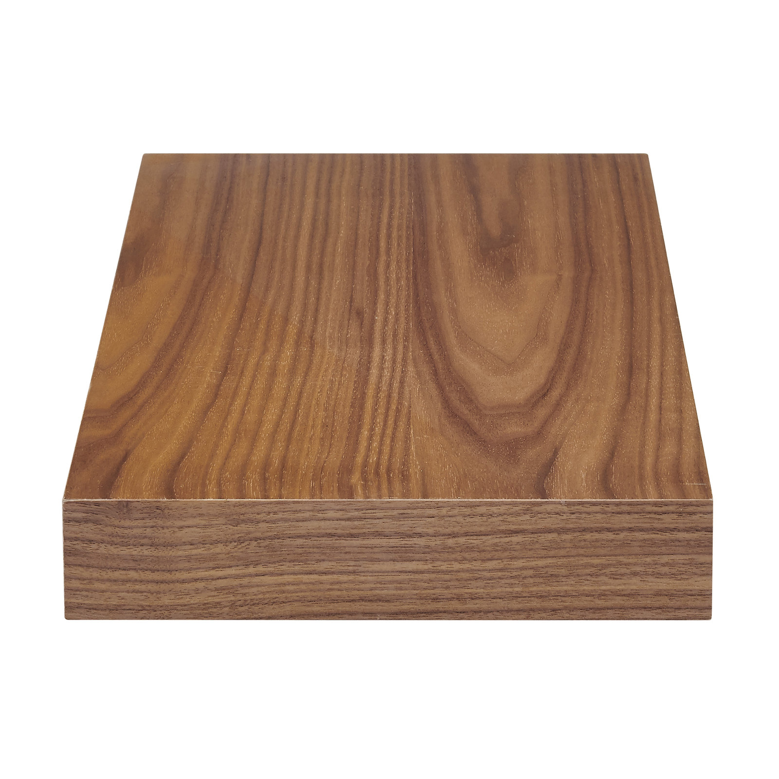 Sherice Floating Shelf, Walnut, 1.97" H x 23.63" W x 10.24" D