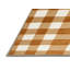 Tapis brun à carreaux lavable à la machine-643492195