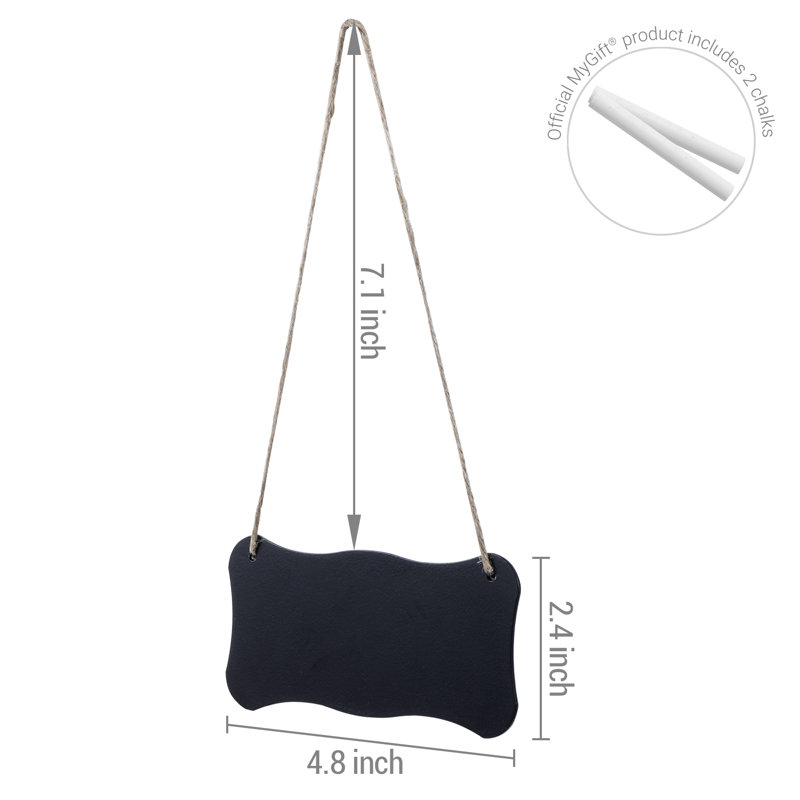 Wall Mounted Chalkboard 6.2cm H x 12.2cm W