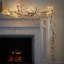 Guirlande en papier 18 pi, guirlande de lumières décoratives, décoration festive pour fêtes, mariages, Noël