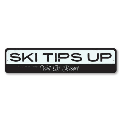 Panneau de ski personnalisé