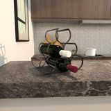 Cendejas 6 Bottle Tabletop Wine Bottle Rack