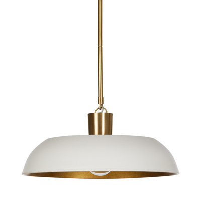 Walton Pendant-White Aluminum Enamel