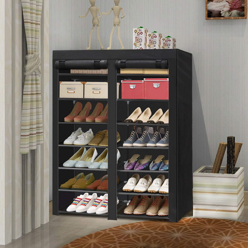 20 paires de rangement pour chaussures, Noir