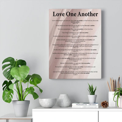 Love One Another - Wrapped Canvas Print