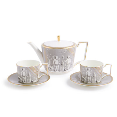 Renaissance China Teapot Set Teapot