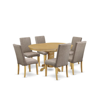 Kyriakos Extendable Solid Wood Dining Set